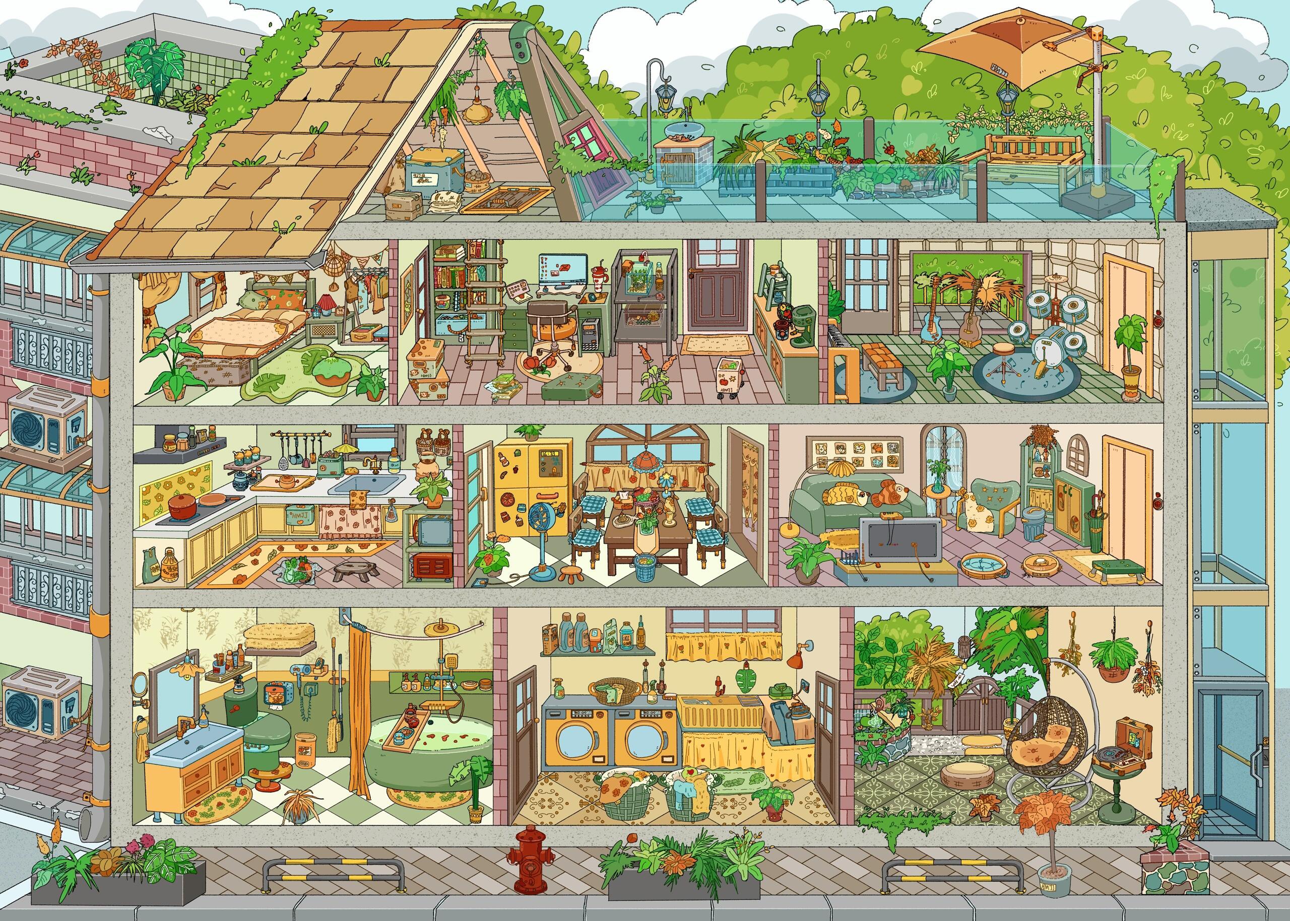 #050 Half price!!! My little warm house(Size:L)