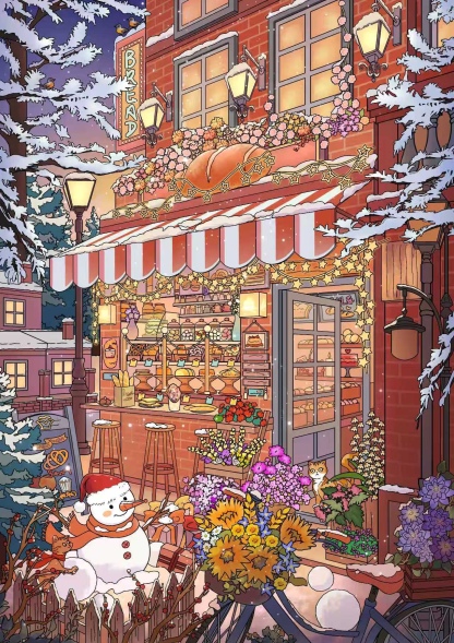 #278 Winter Meow-stead(Size:L)