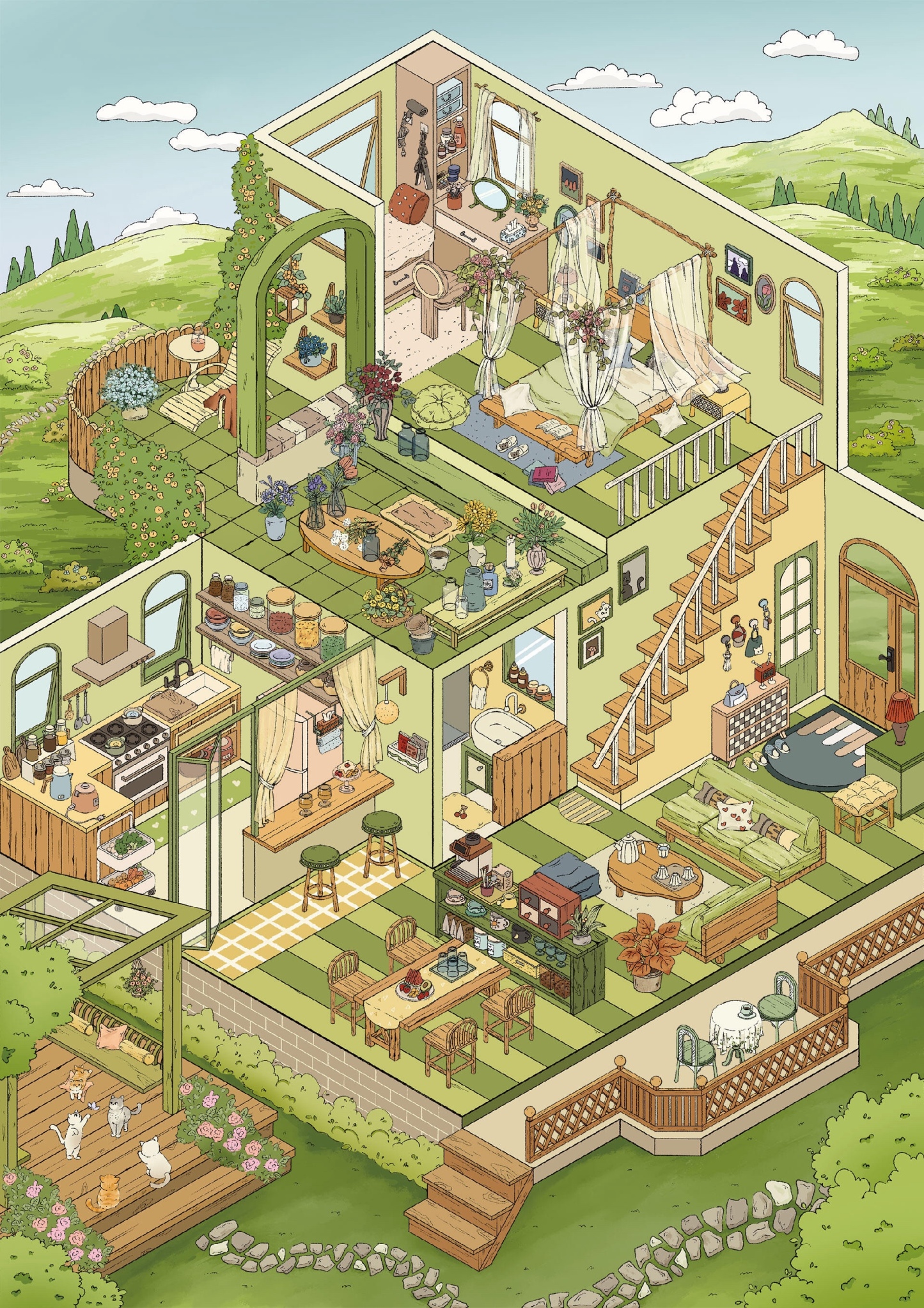 #309 My dream mansion (Size:L)