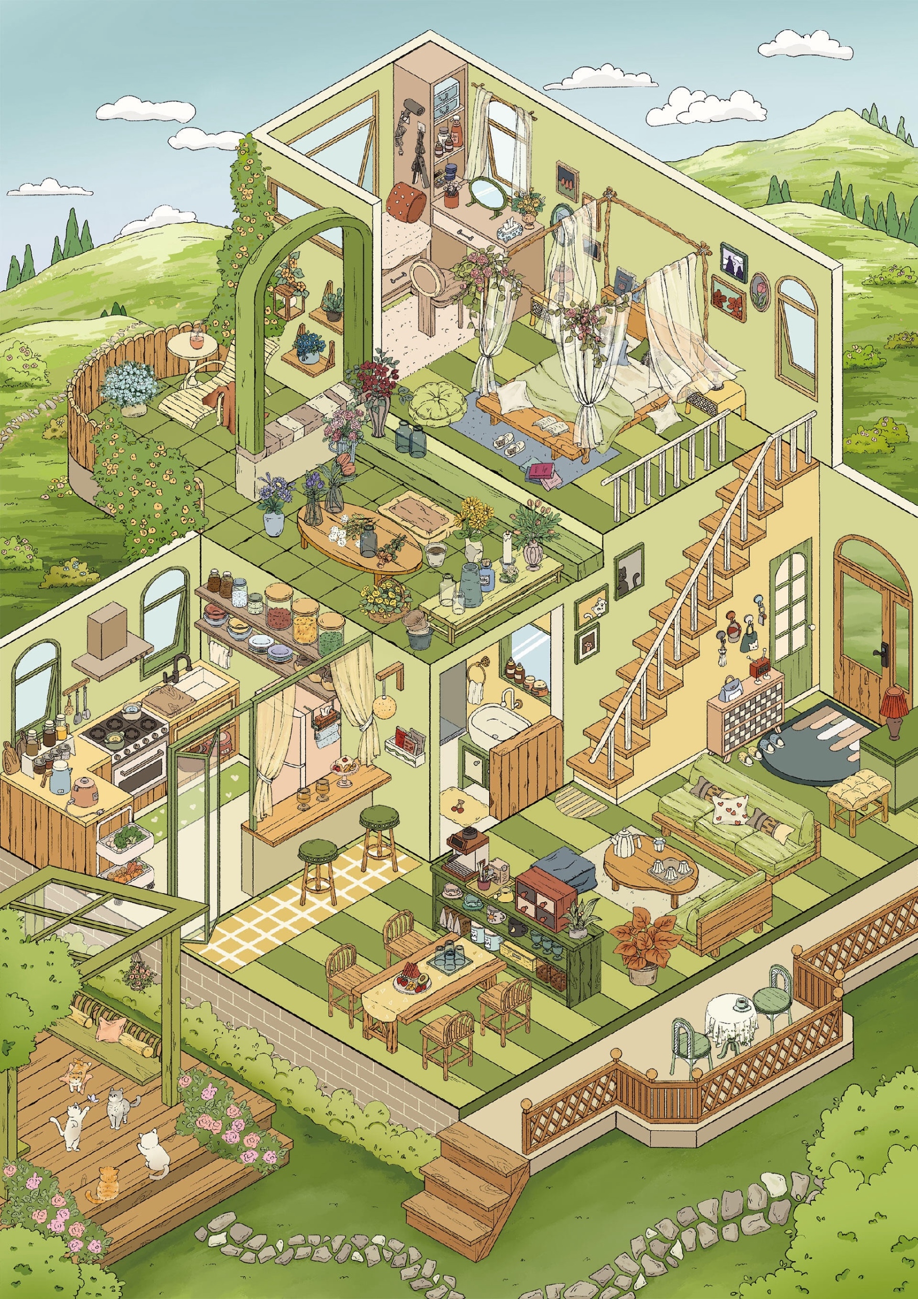 #309 My dream mansion (Size:L)