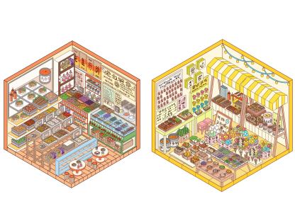 #105 Lovely litter booth(Size:S)