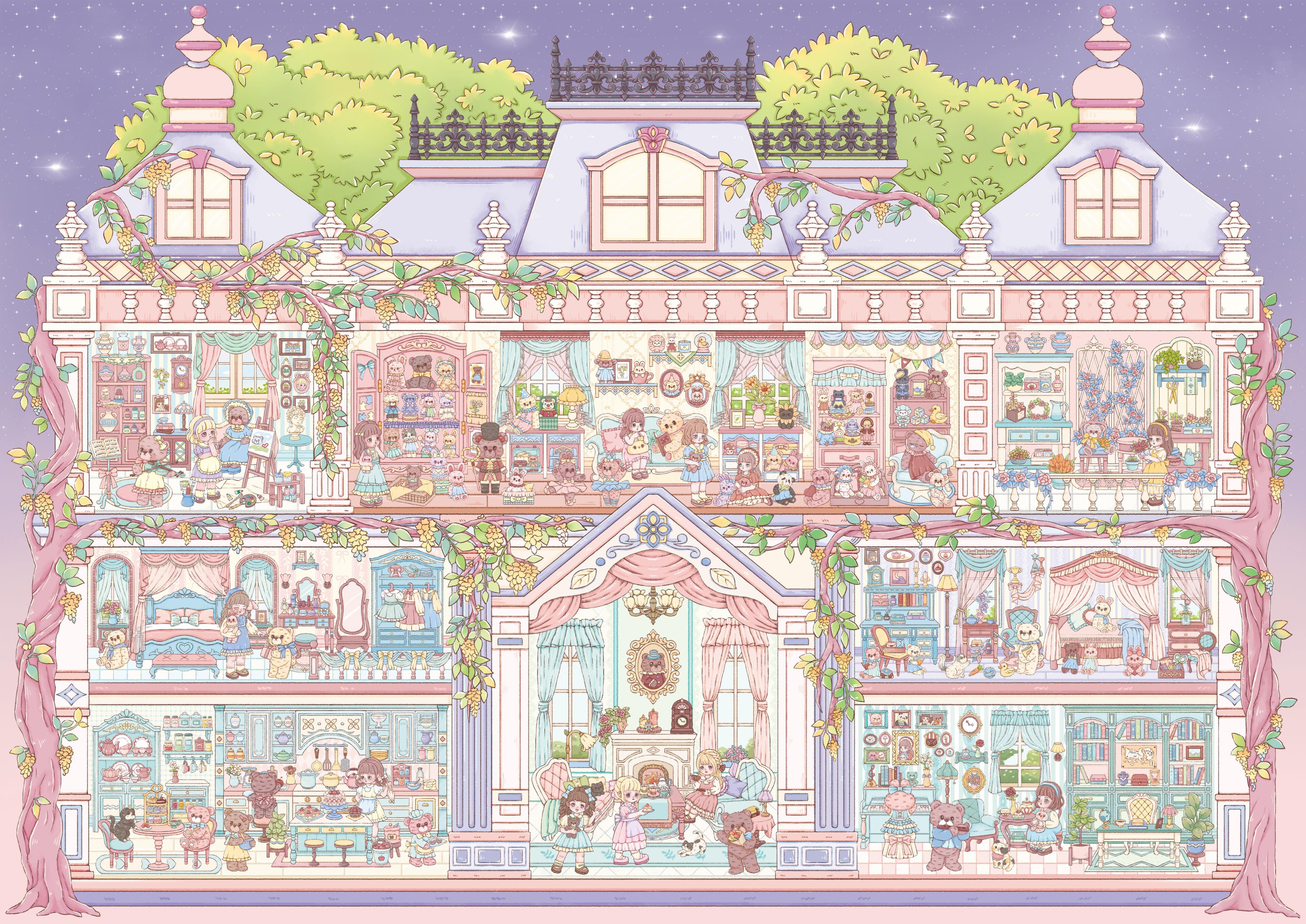 #037 Kakawu Girls mansion (Size:L-XXL)