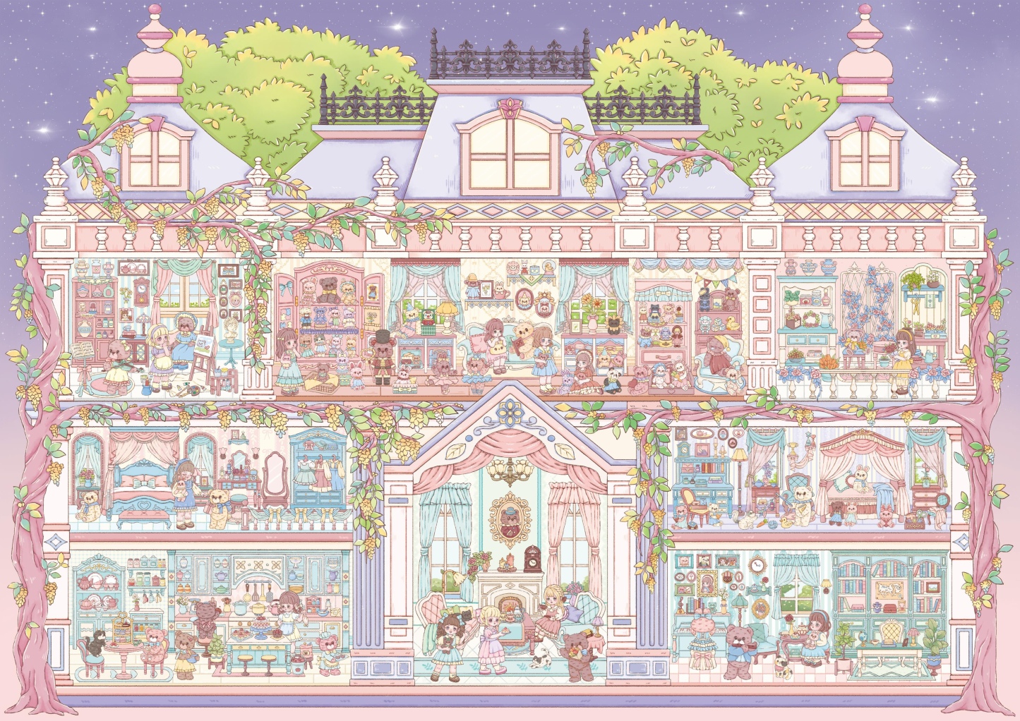 #037 Kakawu Girls mansion (Size:L-XXL)