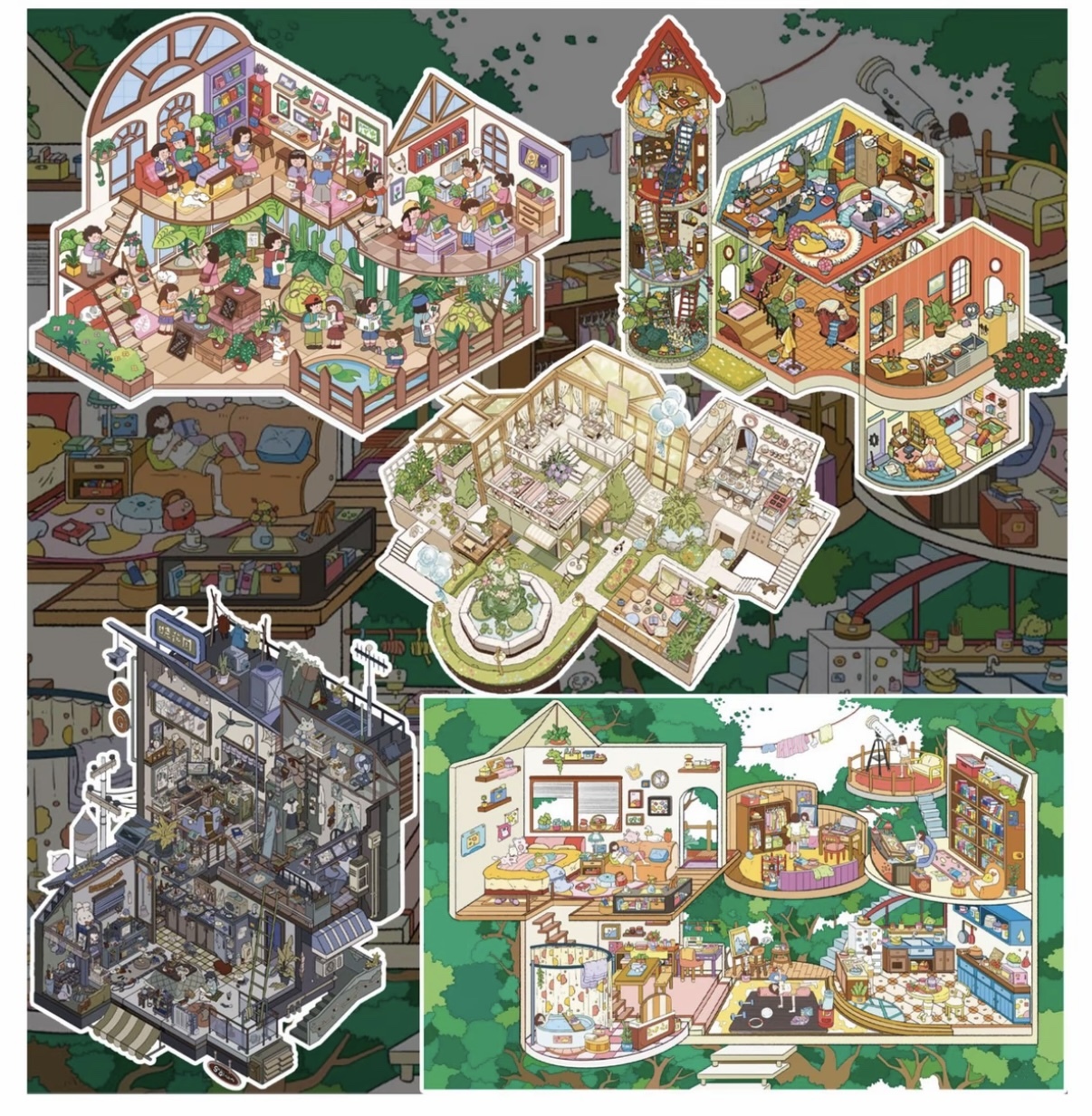 #180 Xiao's garden 30.0(Size:M-L)