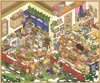 #324 Winter cottage (Size:L)