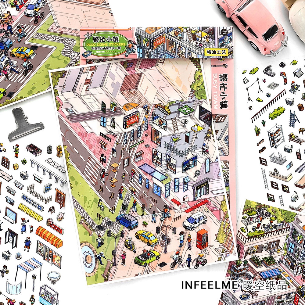 #260 Busy town 31.0(Size:XL)