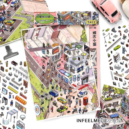 #260 Busy town 31.0(Size:XL)