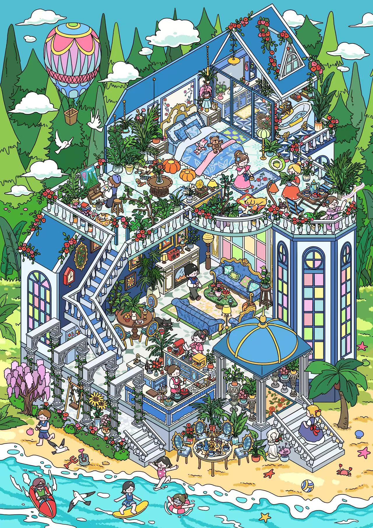 #271 Big mansion(Size:XXL)