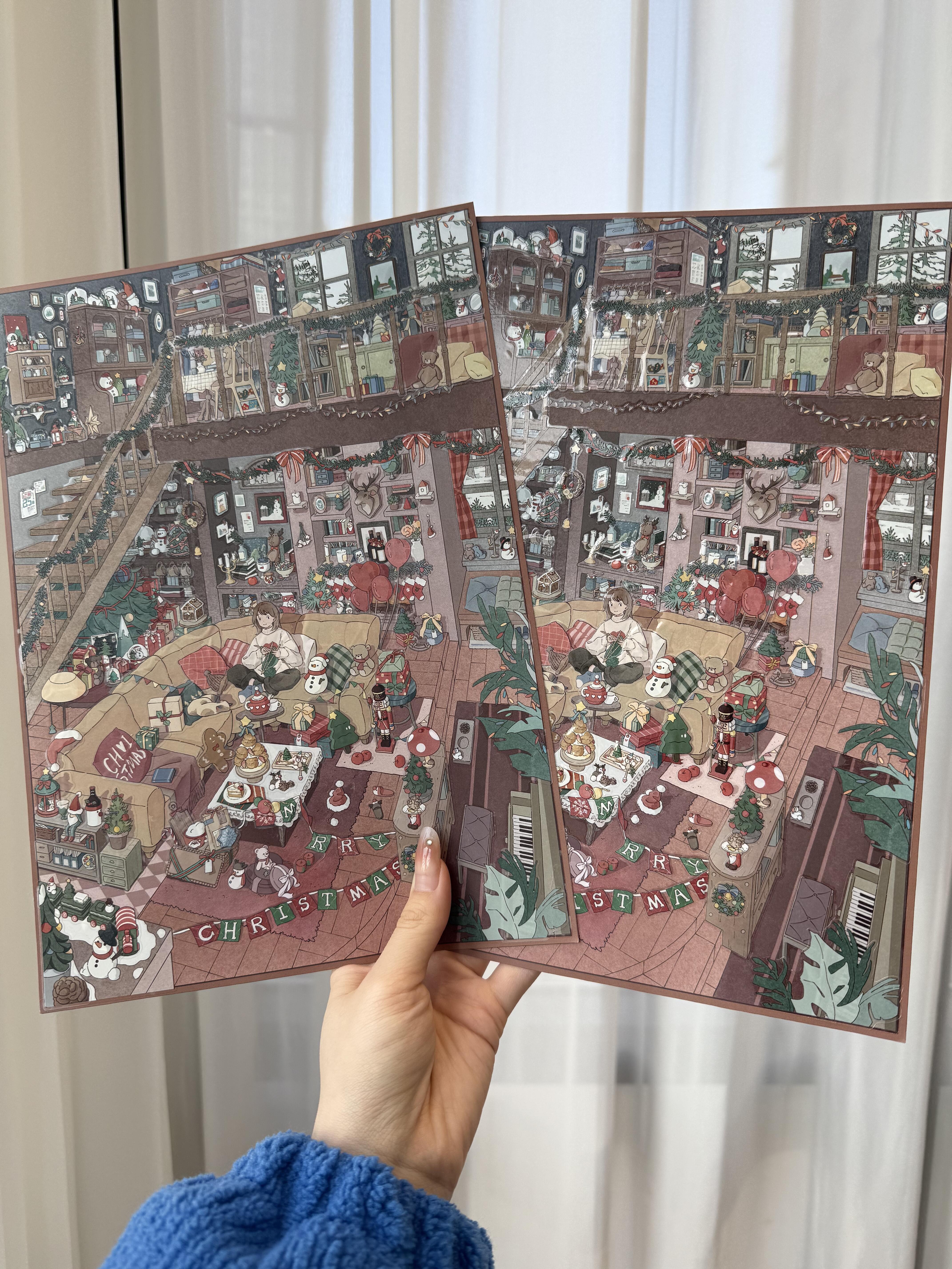 #234 Christmas cottage (Size:XL)