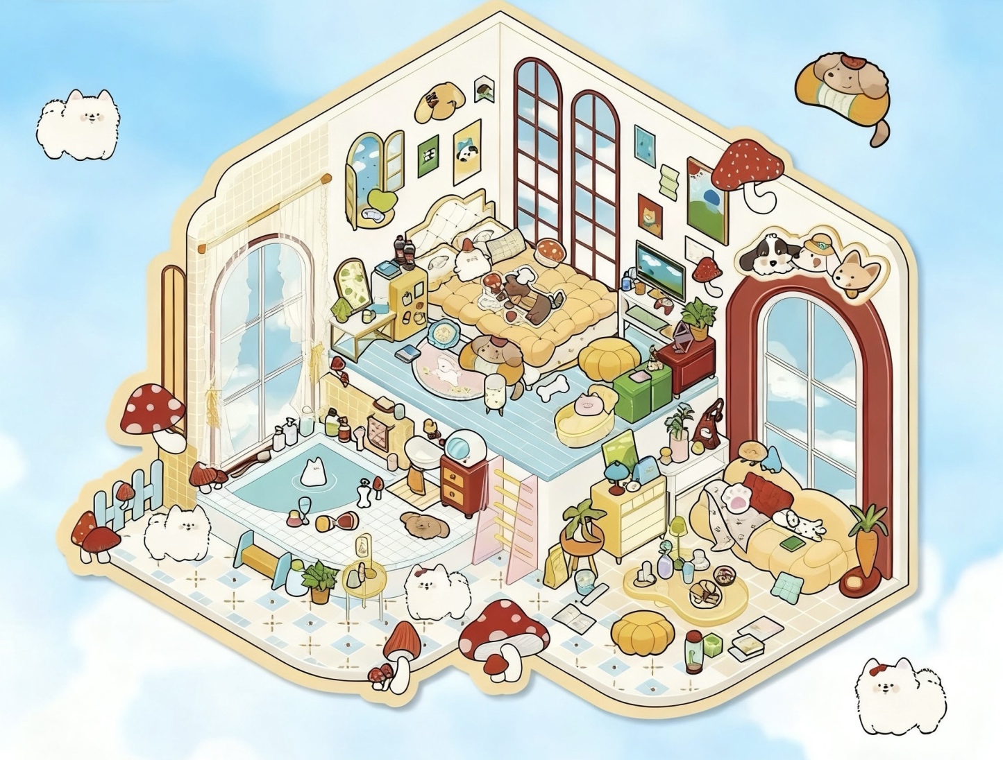 #194 Sweet fruit house and lovely home 98.0(Size:M)