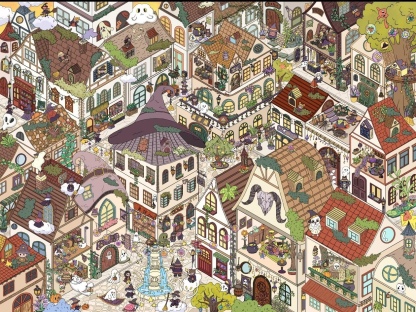 #296 Half price today!!! Magic town(Size:XL)