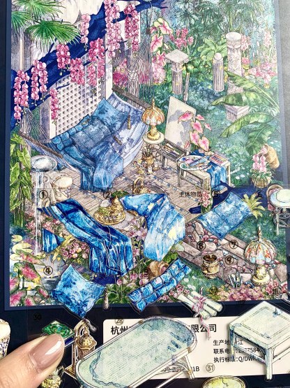 #322 Backyard Garden（Size:XL)