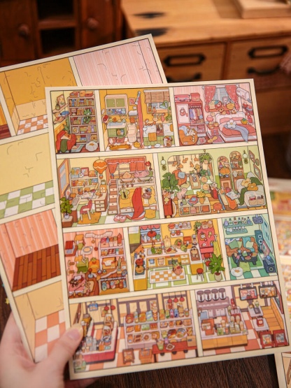 #025 Colorful apartment(Size:L)