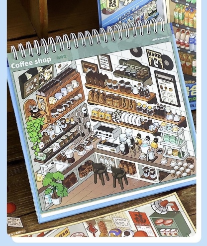 #088 Daily necessities series scene book(Size:M)