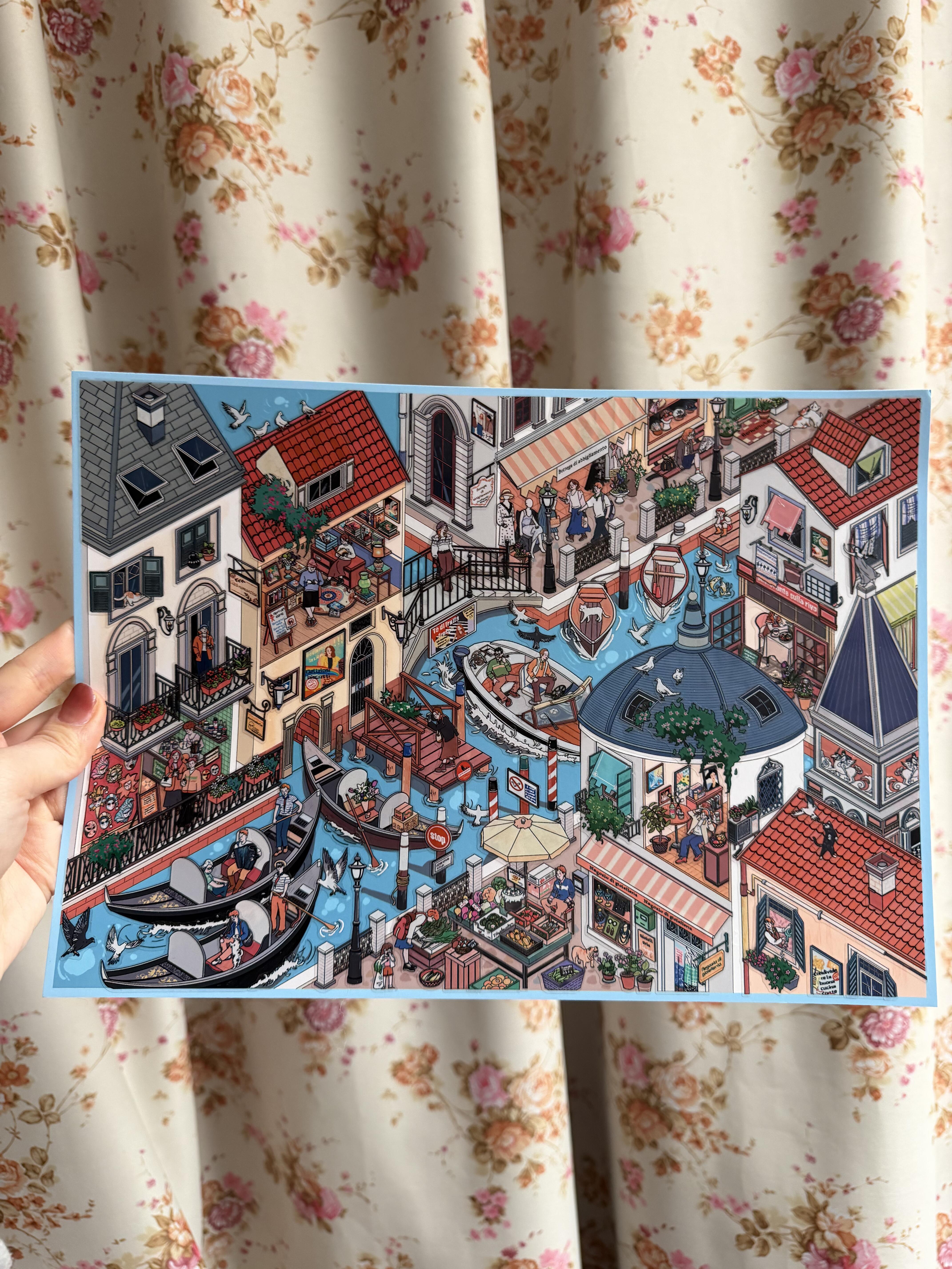 #134 City Travel Venice（Size:XL)