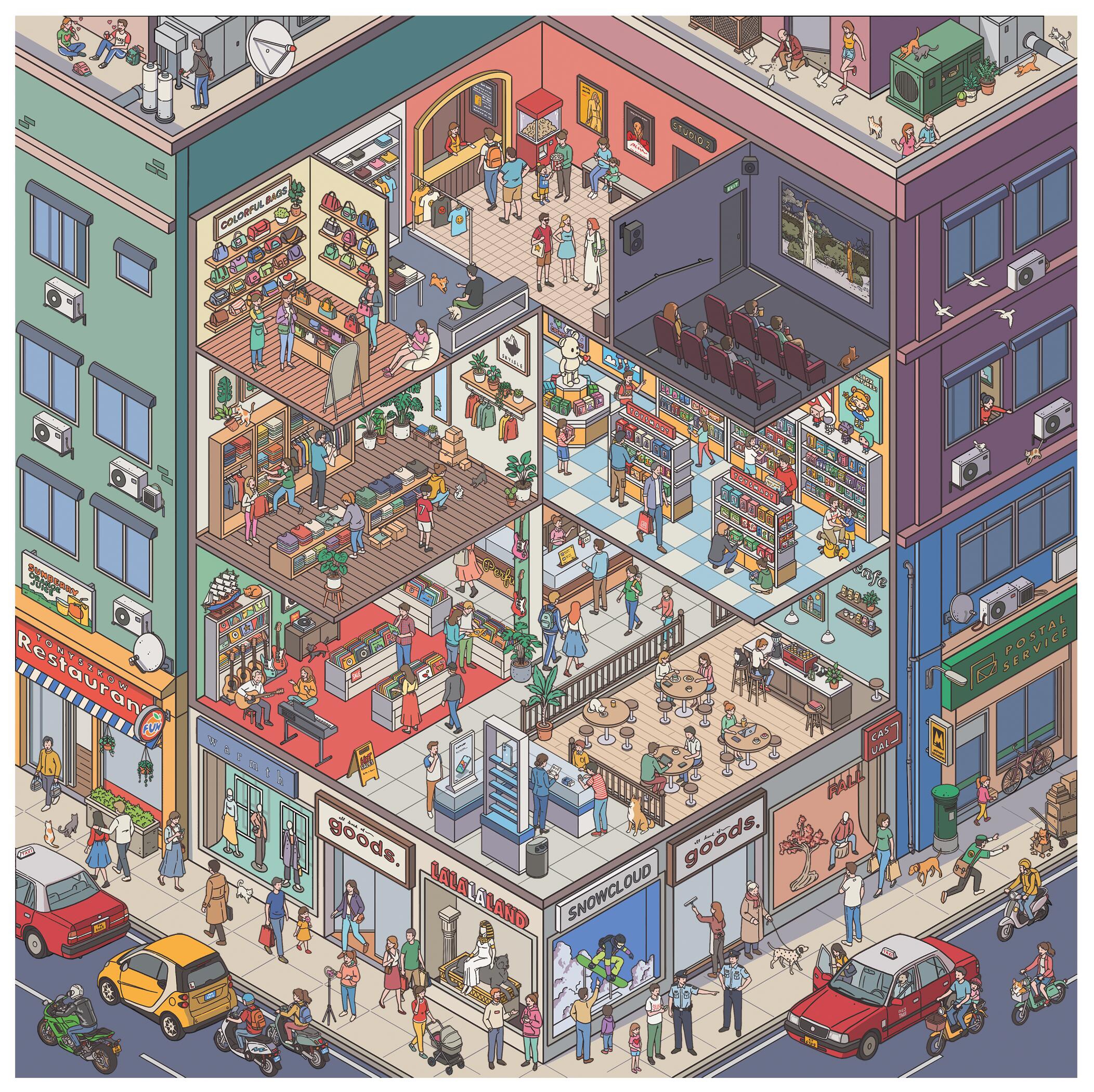 #142 Skyisle 13.0 Big city(Size:XL)