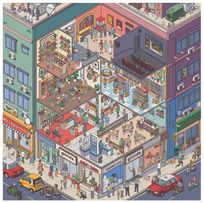 #142 Skyisle 13.0 Big city(Size:XL)