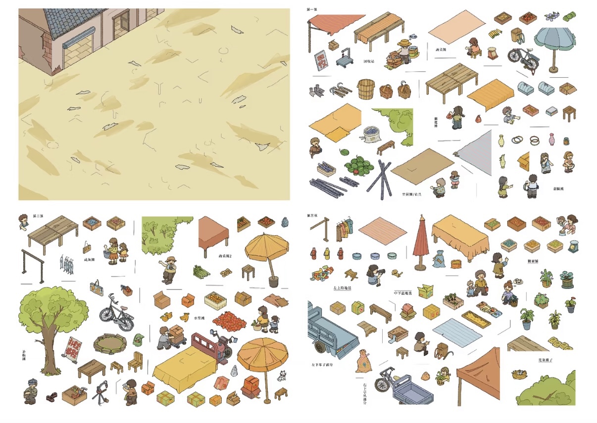 #307 Countryside market(Size:M)