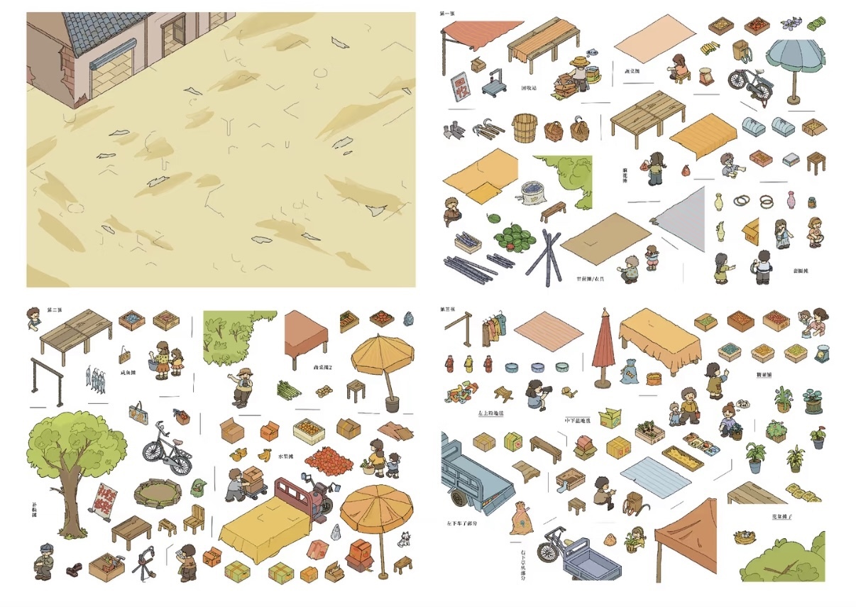 #307 Countryside market(Size:M)