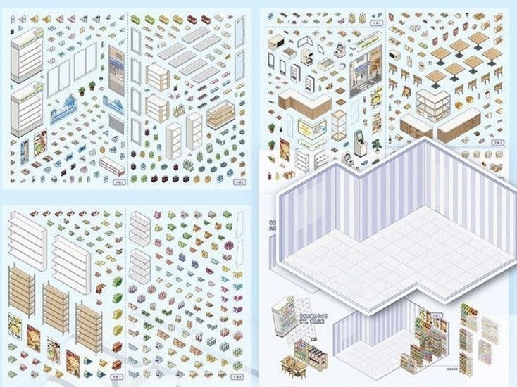 #304 Half price today only!!! Immersive sushi&convenient store(Size:XL)