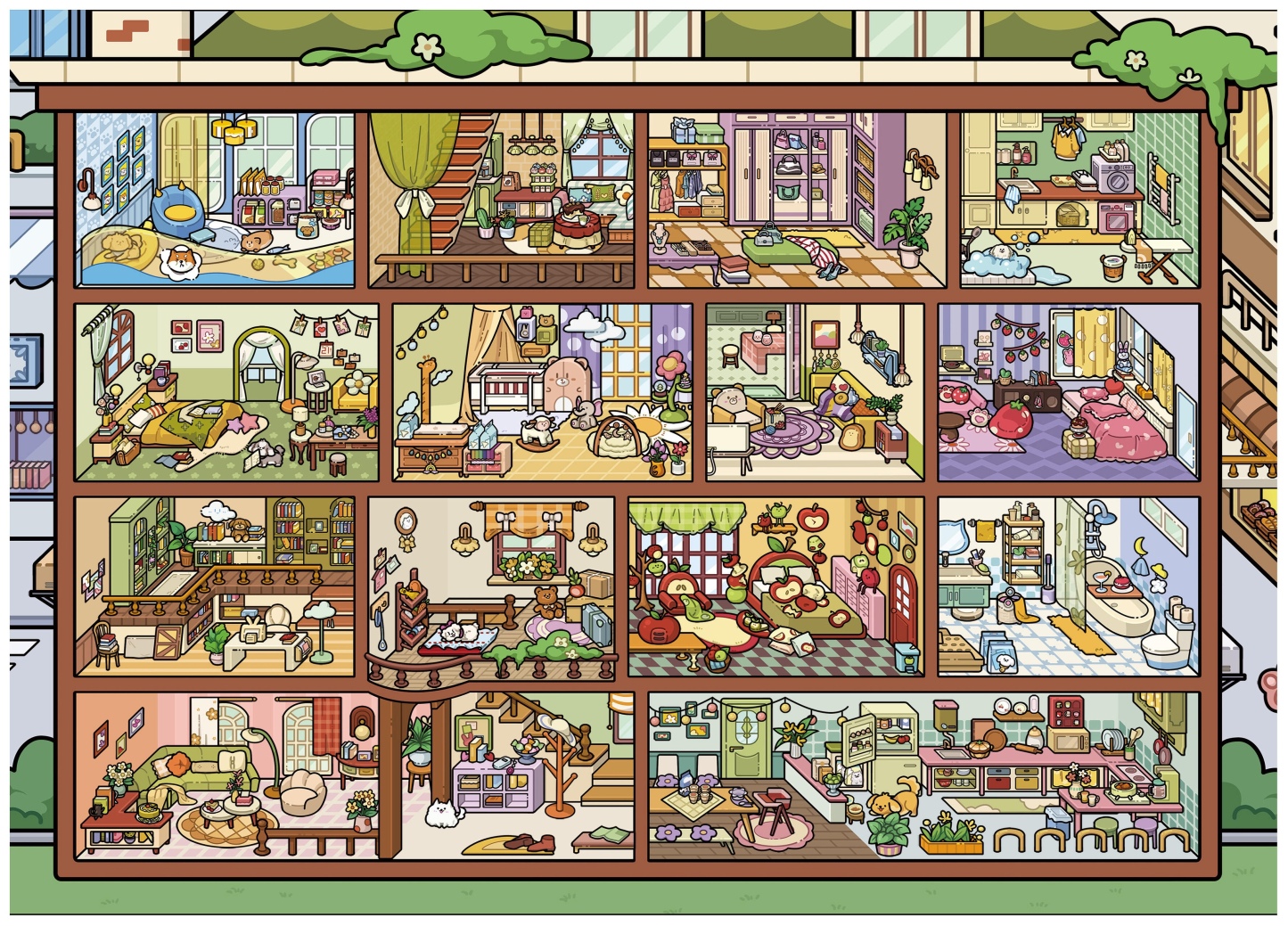 #022 My little room (Size:XL)