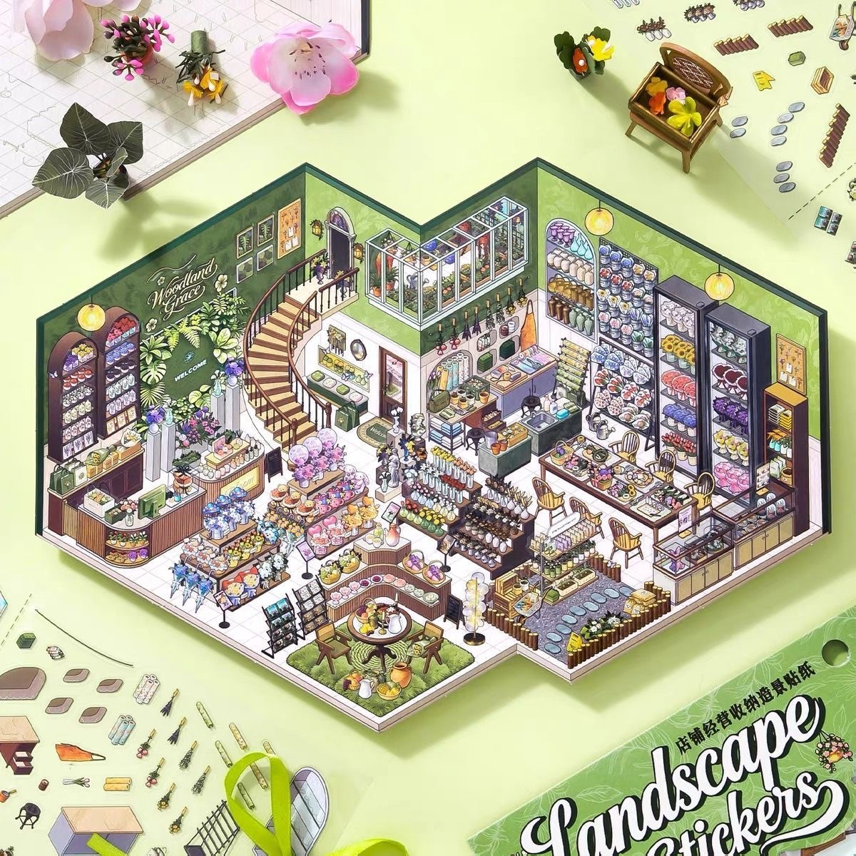 #109 Immersive flower&sea food store(Size:XL)