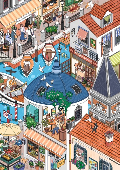 #134 City Travel Venice（Size:XL)