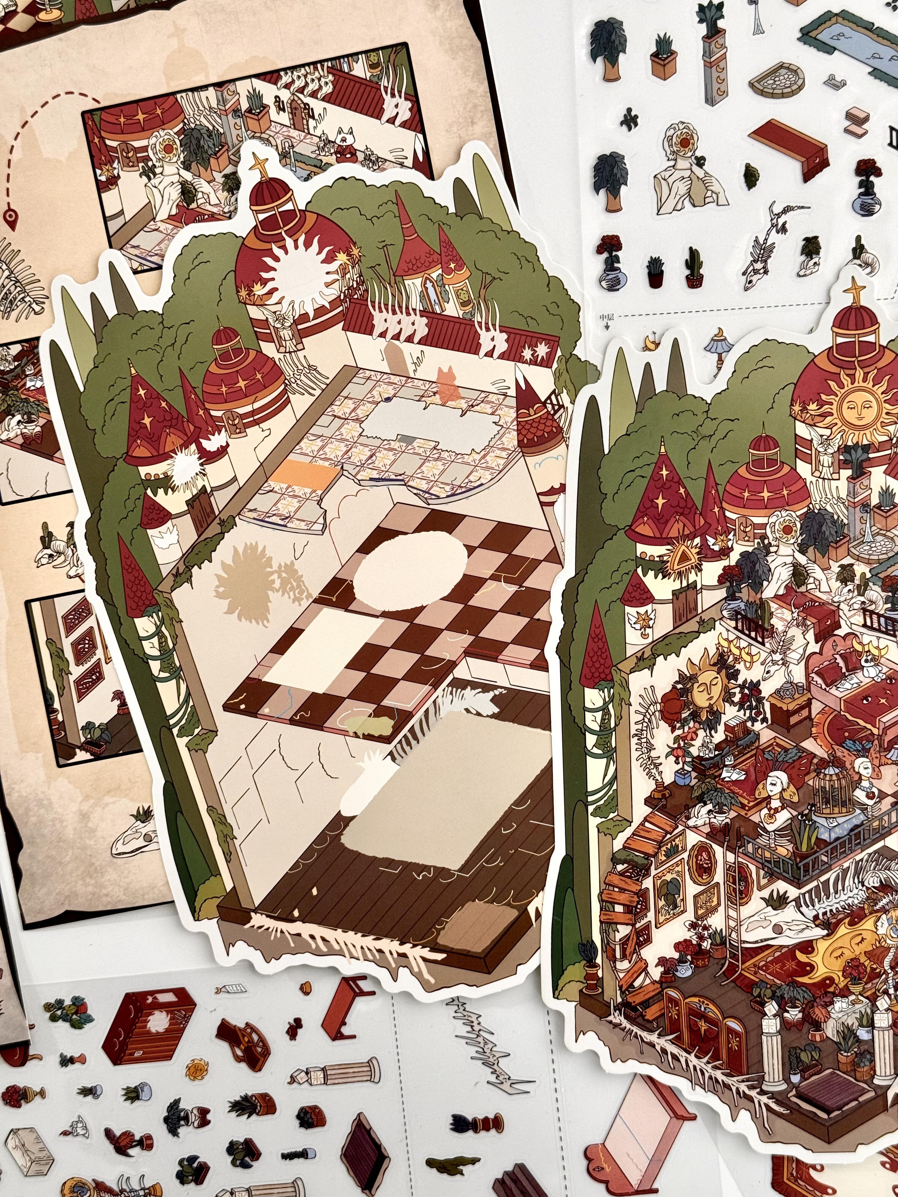 #008 My little cottage 24.0(Size:L)