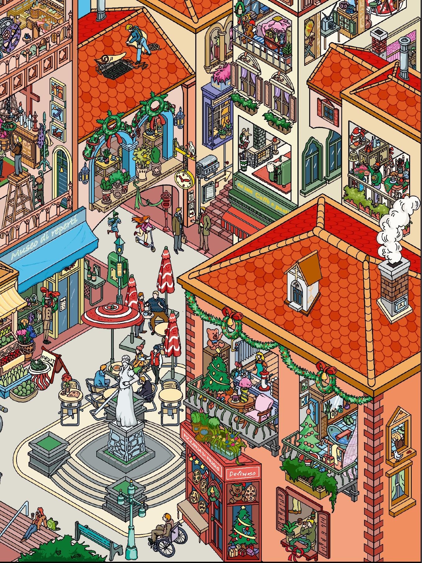 #191 Big Venice city(Size:XXL)