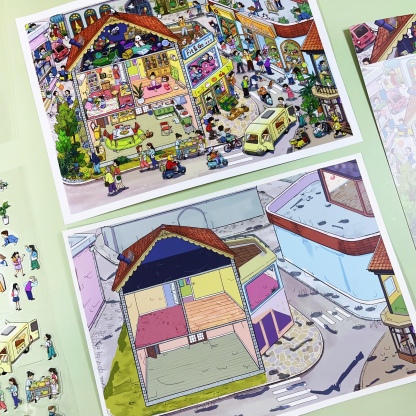 #301 Morning market(Size:XL)