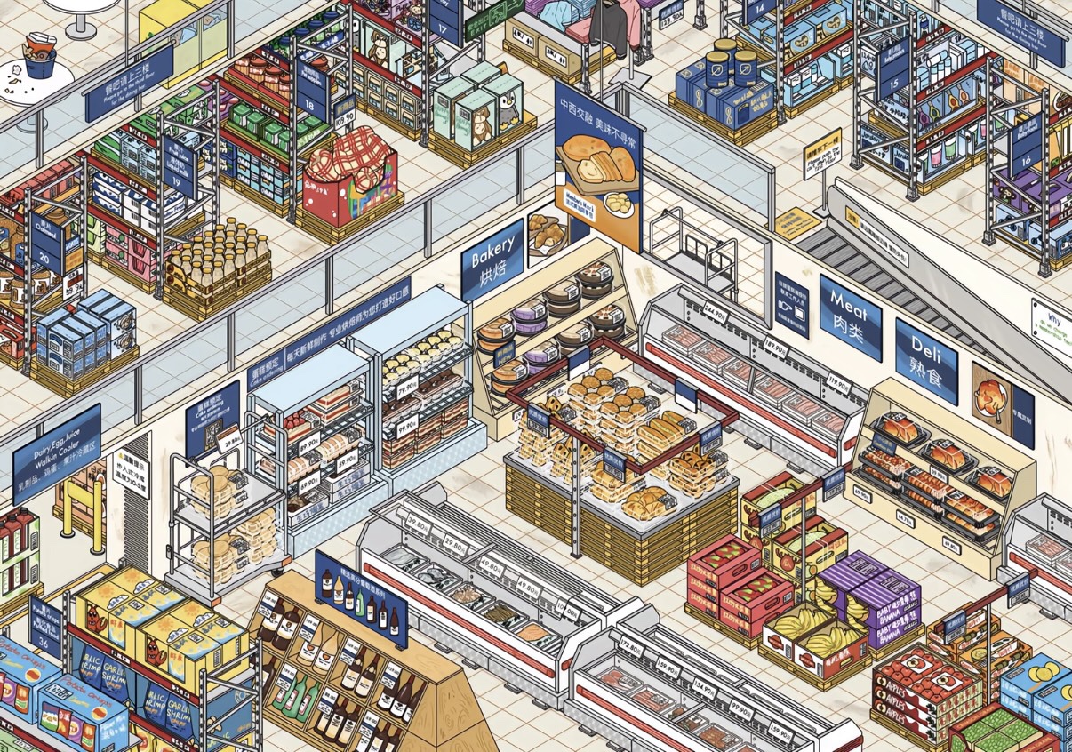 #195 Go to the supermarket(Size:XL)