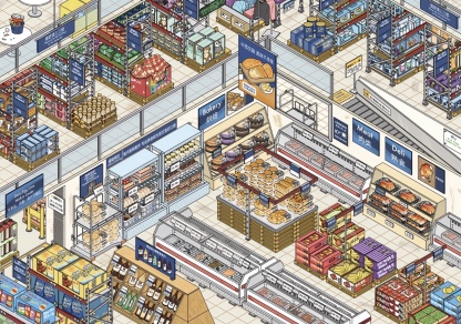 #195 Go to the supermarket(Size:XL)