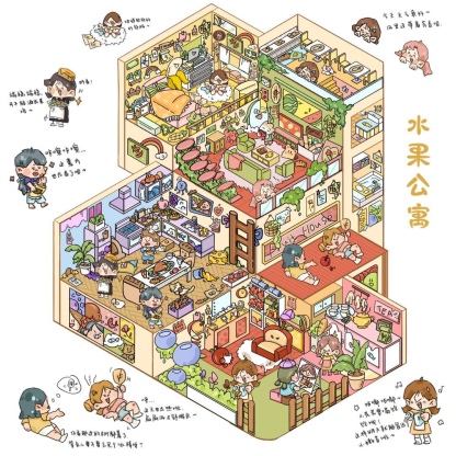 #073 Apartment series 17.0(Size:L)