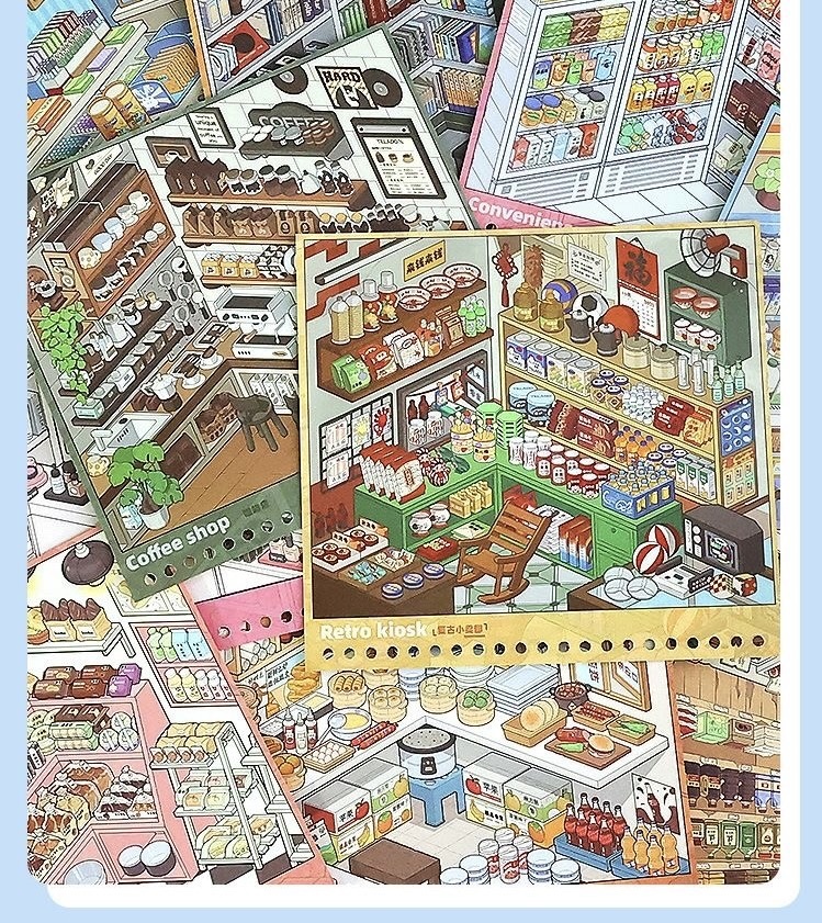 #088 Daily necessities series scene book(Size:M)