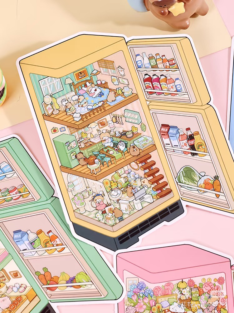 #156 Mini Surprise Refrigerator(Size:S)