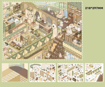 #137 Lovely bunny home(Size:L)