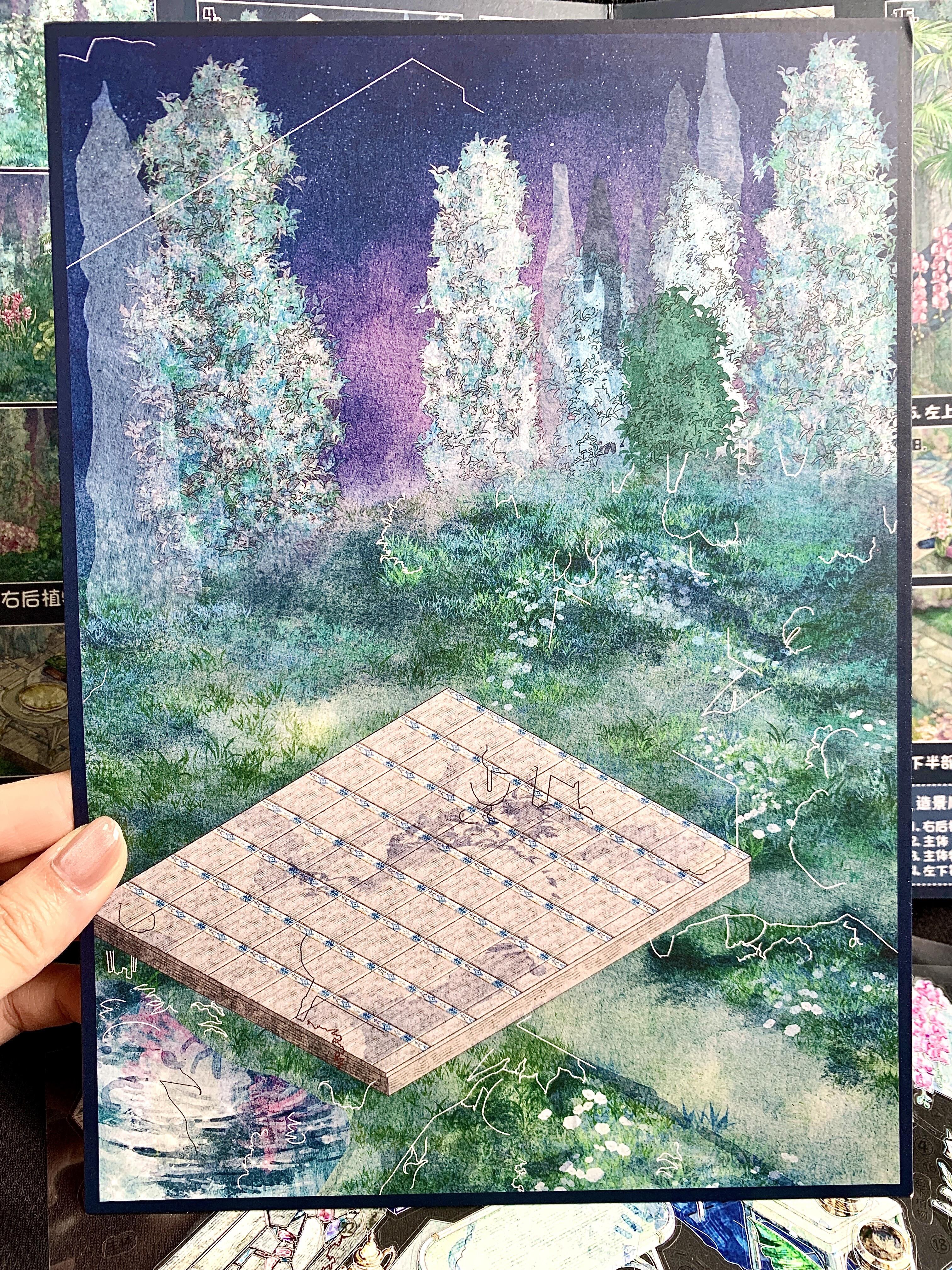 #322 Backyard Garden（Size:XL)