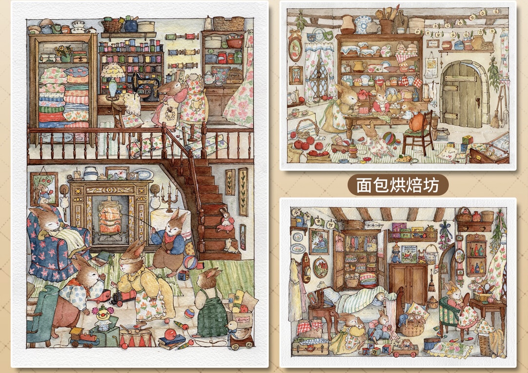 #281 Bunny little cottage(Size:L)