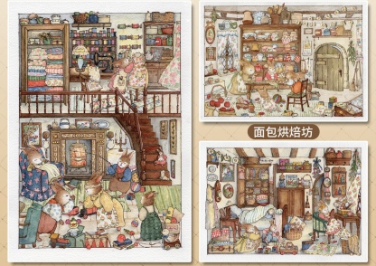 #281 Bunny little cottage(Size:L)