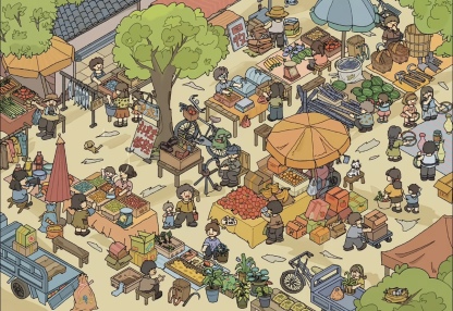 #307 Countryside market(Size:M)