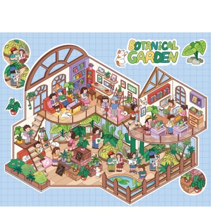 #180 Xiao's garden 30.0(Size:M-L)