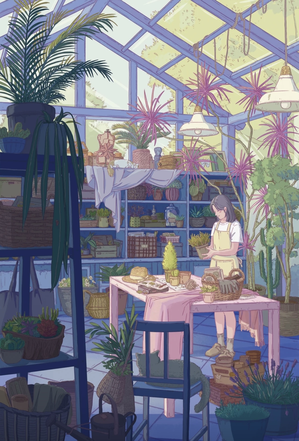 #099 Green house (Size:M)