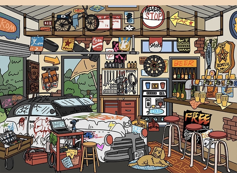 #048 Graffiti zone(Size:L)