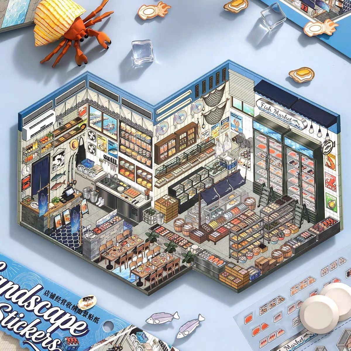 #109 Immersive flower&sea food store(Size:XL)