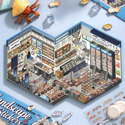 #109 Immersive flower&sea food store(Size:XL)
