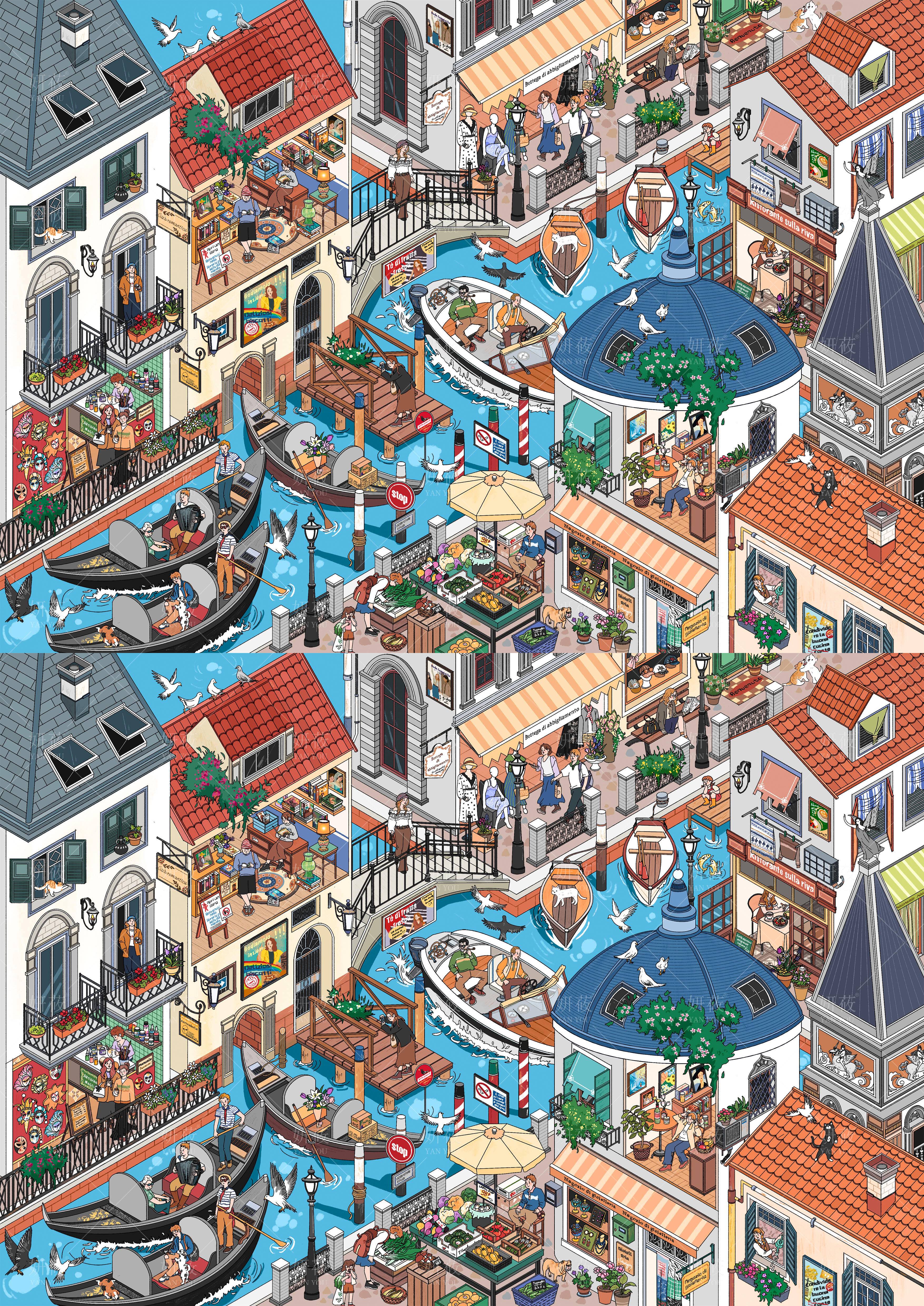 #134 City Travel Venice（Size:XL)