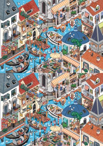 #134 City Travel Venice（Size:XL)