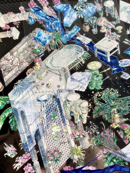 #322 Backyard Garden（Size:XL)