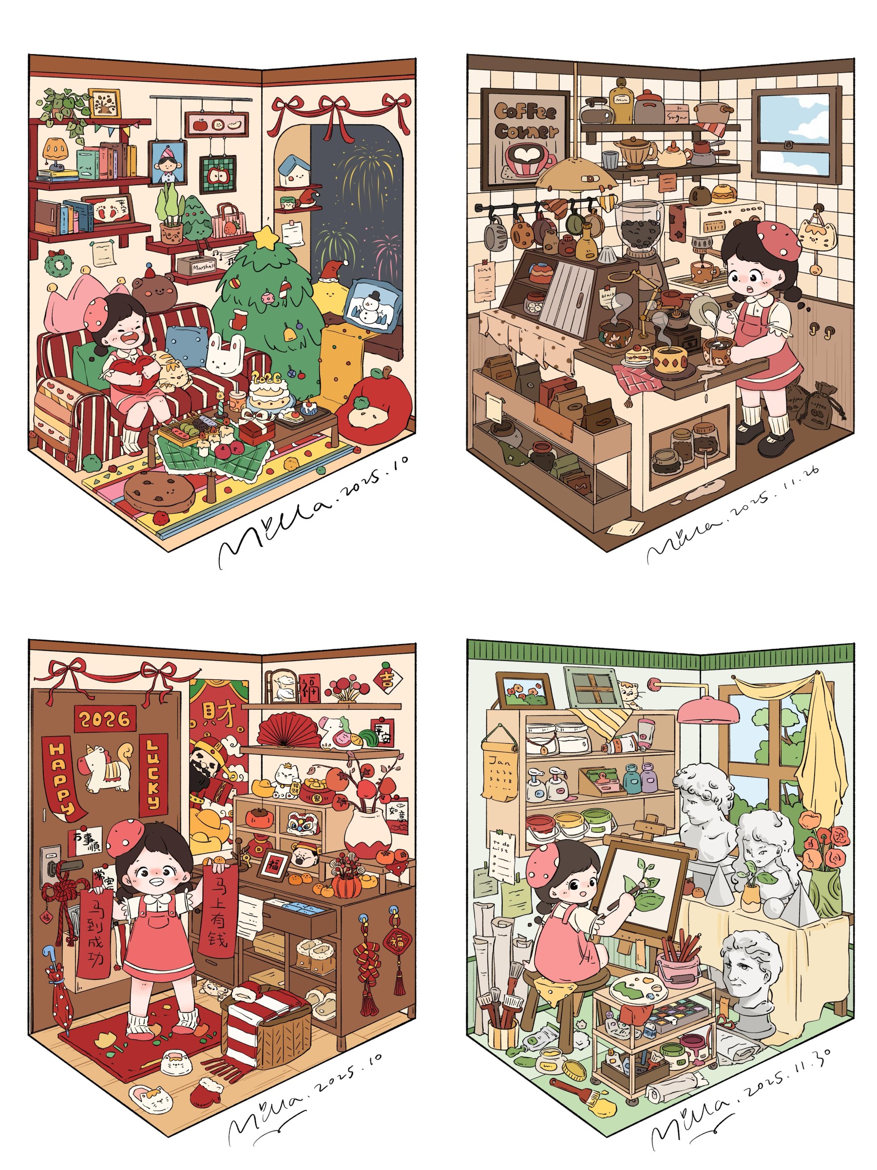 #056 Mila new year series (Size:S)