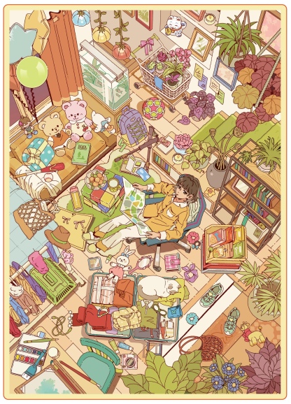 #140 My little world 14.0（Size:L)